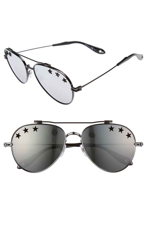 givenchy rubber star aviator sunglasses|Givenchy 58MM Star Aviator Sunglasses on SALE .